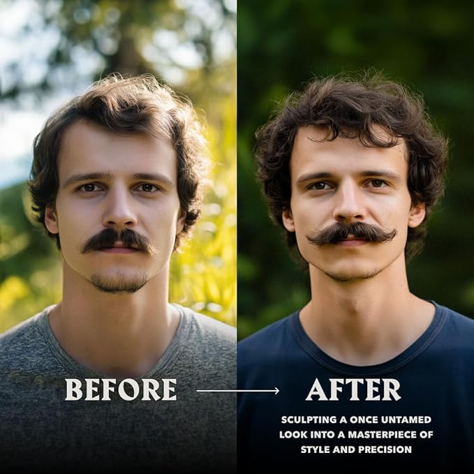 Striking Viking Beard Balm for Men – Light Hold, Vanilla, 2 Oz, Pack of 2 - Leave-in Beard Conditioner with Shea Butter, Tea Tree, Argan & Jojoba Oil - Shape & Moisturize Coarse, Dry Facial Hair