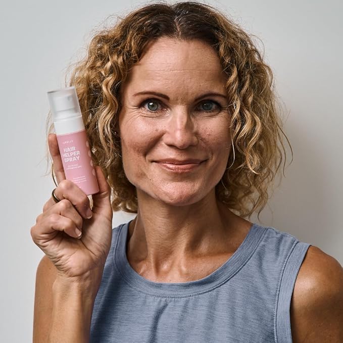 Hair Helper Spray - Growth Serum With Biotin & Castor Oil - Caffeine Infused Treatment for Thicker, Fuller Hair - Repair Thinning Naturally - Vegan, Cruelty-Free Formula