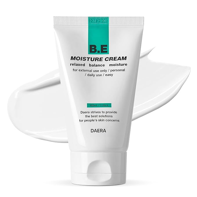 B.E Cream- Korean Moisturizer, Lightweight All Skin Type, Sensitive Skin, Trahalose & Hyaluronic Acid, Centella Asiatica,Fast Absorbing, Lightweight, Korean Skin Care (3.38 oz)