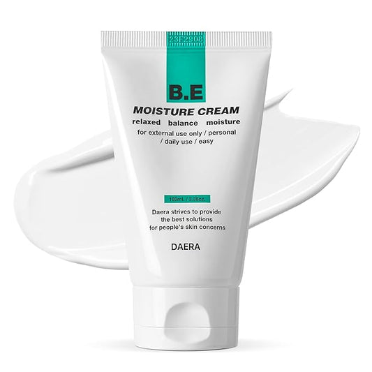 B.E Cream- Korean Moisturizer, Lightweight All Skin Type, Sensitive Skin, Trahalose & Hyaluronic Acid, Centella Asiatica,Fast Absorbing, Lightweight, Korean Skin Care (3.38 oz)