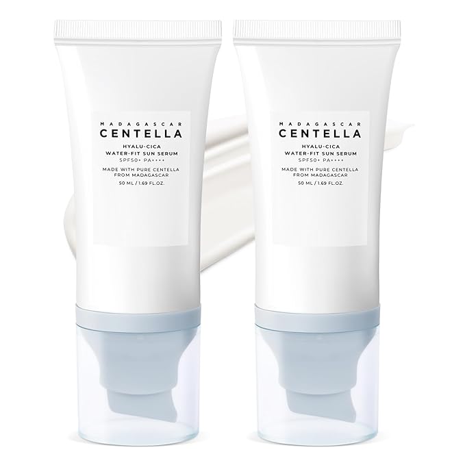 Centella Sunscreen SPF 50, 50ML π΄ππ
πππππππ Sun Screen Face Serum, Daily UV Defense Sunblock Summer Sunscreen for Face, Travel Essentials for Black Girl (2PC)
