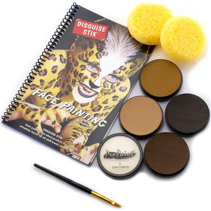 Graftobian Makeup ProPaint Face & Body Paint - Flesh Tones Set - 30ml - Halloween & Costume Makeup for Adults - Body & Face Paint