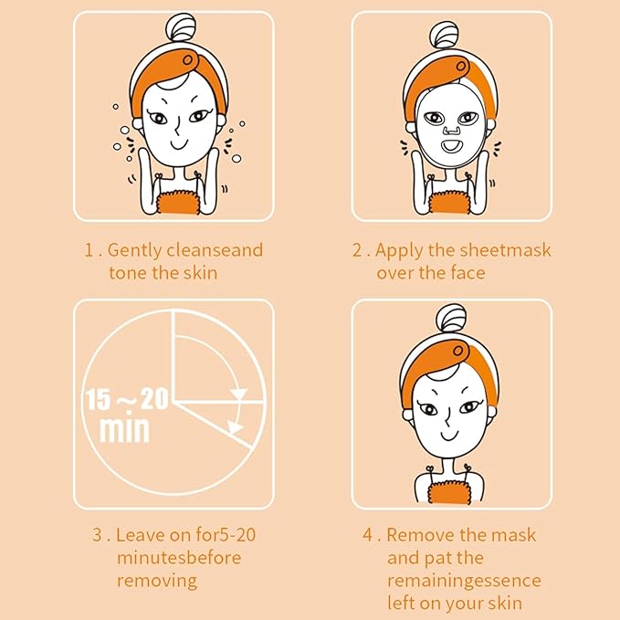 Collagen Face Masks for Skincare in Bulk, Sheet Masks for the Face, Hydrating and Moisturizing Face Masks Sets for Women's Skin Care (36-Packs)