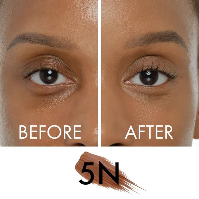 Veil Cosmetics - Complexion Fix Concealer - Liquid Concealer for Under Eye + Dark Circles - Highlight, Contour, Correct - Anti-Aging - Vegan Makeup Pen - Hydrating Lightweight (5N Deep Neutral)