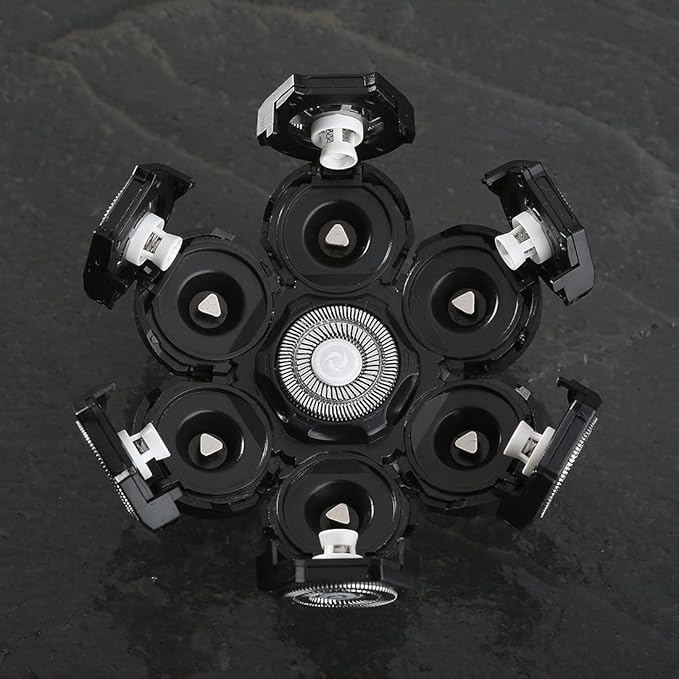 7 Blades for Head Shaver Replacement Heads 7 Heads for Many Main Brands Electric Shaver Razor Bald Men Head Shaver Blades