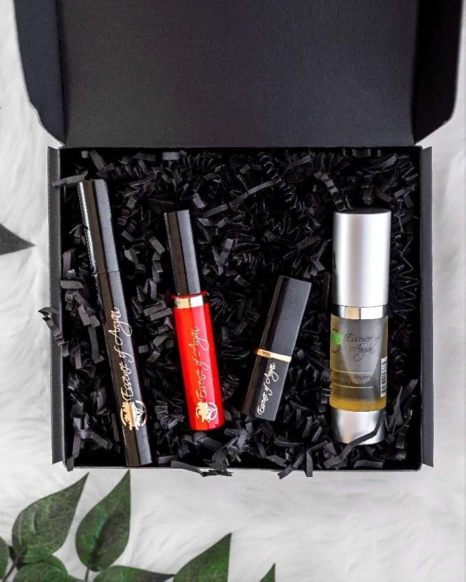 ๐๐๐๐ฒ๐ป๐ฐ๐ฒ ๐ผ๐ณ ๐๐ฟ๐ด๐ฎ๐ป Deep Moisturizing Red Lipstick, Long Lasting Lipstick & Lip Care in 1 with Pure Organic Argan Oil, Shea Butter, Jojoba Oil & Aloe Vera Hydrating, Roses R Red