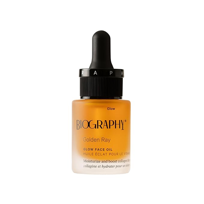 Face Oil Glow Beauty Treatment, 13ml. Anti-Aging Jojoba, Collagen Boosting Vitamin E, Hydrating Rosehip. All Skin Types. Organic Vegan Facial Oil for Women Rejuvinating Skincare & Face Moisturizer