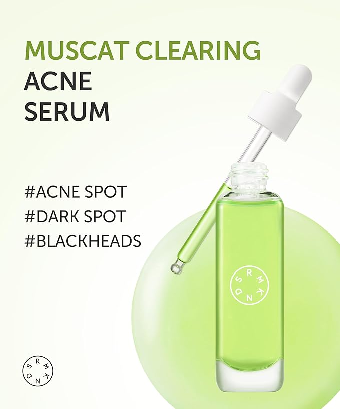 SERUMKIND Muscat Discoloration Correcting facial serum - 1fl oz - Blemishes & blackhead remover - Vegan Not Tested on Animals - Korean Skin Care - PHA Redness Relief and Exfoliating