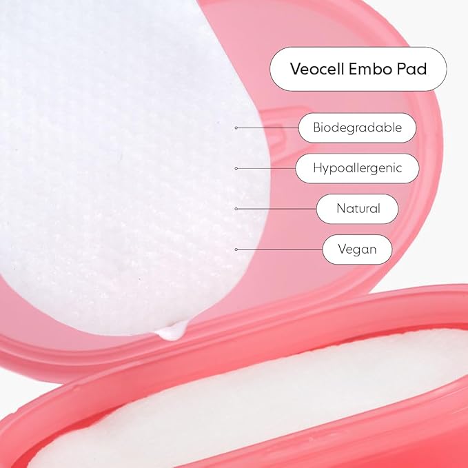 LOOPS Peptide Serum Korean Skincare - Firm, Fortify, and Fight Fine Lines - Anti-Wrinkle and Moisturizing Skin Care - Pre-soaked Veocell Embo Pad with Peptide Complex - Mother's Day Gifts for Mom