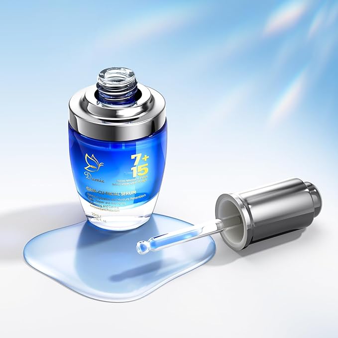 Copper Peptide Serum-Peptide Serum for Face & Neck,Anti-Aging Wrinkle-Advanced Youthful Skin Face Elixir - GHK-Cu, EGF, Hyaluronic Acid - Anti-Aging, Firming,Moisturizing-Korean Skin Care,25mL/0.88 Oz