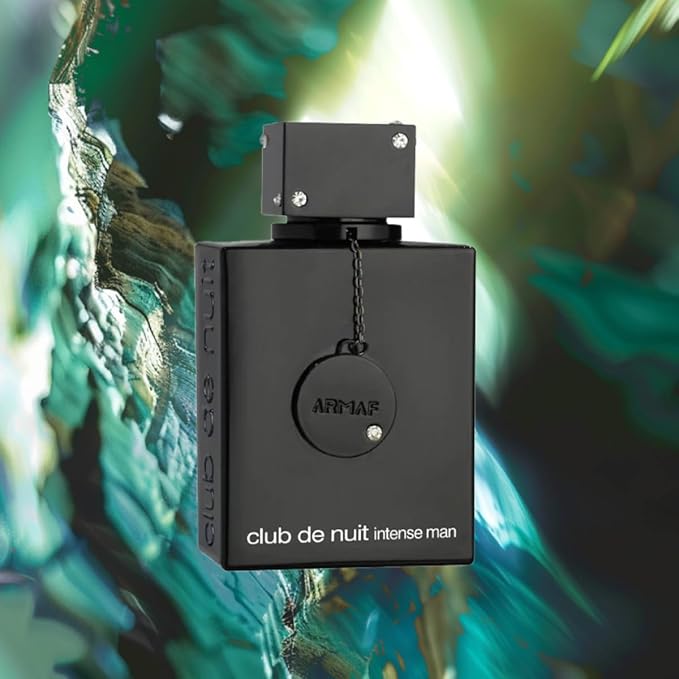 ARMAF Club De Nuit Intense Perfume Oil for Men - Bergamot, Rose, Musk and Vanilla Oil Perfume for Men, Perfumes Arab Para Hombres, Eau de Parfume Spray (18ml, 0.60oz)