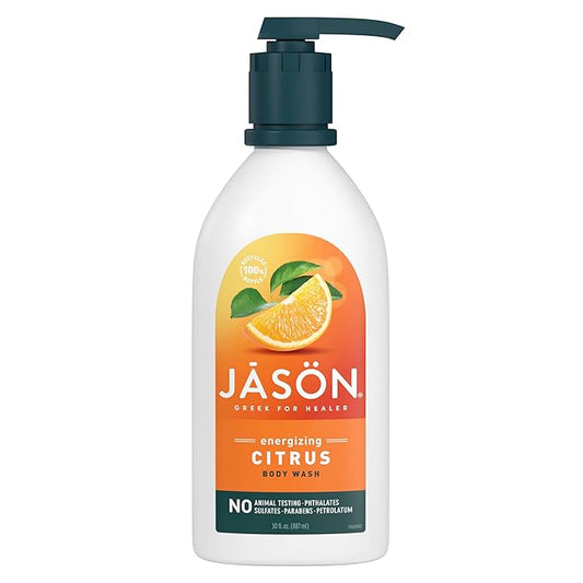 JASON Citrus Energizing Body Wash, For a Gentle Feeling Clean, 30 Fluid Ounces