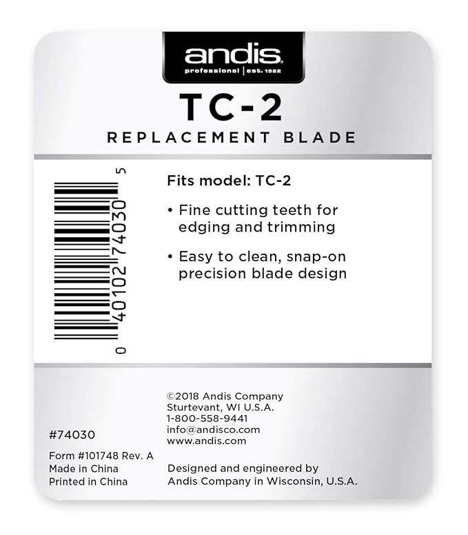Andis Tc-2 Replacement Blade, 1 Count