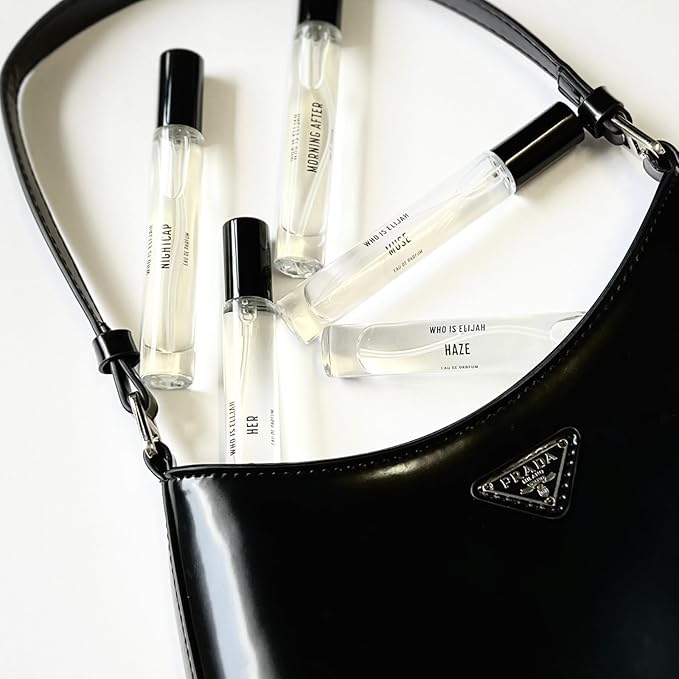 His | Her Perfume, Unisex Eau de Parfum for Men & Women, Spicy, Woody & Fresh Fragrance with Notes of Cardamom, Violet & Sandalwood, Gifts for Women & Men, Unisex Cologne, 0.3 Fl Oz