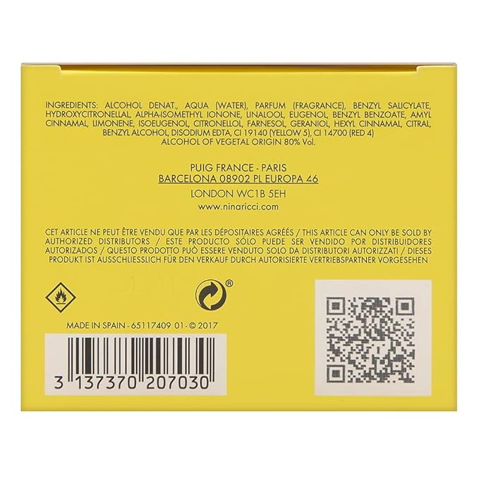 L'air du Temps by Nina Ricci for Women 1.0 oz Eau de Toilette Spray