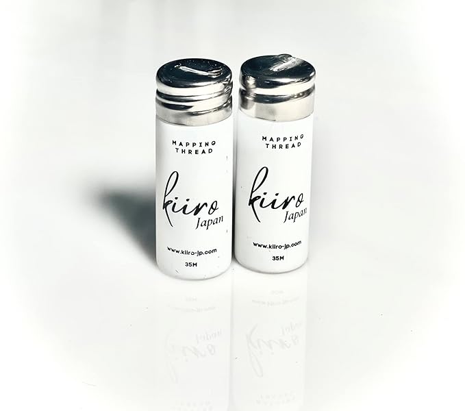 2PK White Premium brow mapping string, Effortless eyebrow mapping. The perfect PMU Supplies and Microblading Supplies for your eyebrow measuring tool kit. 229.6FT per 2 pack! (2 Pack White)