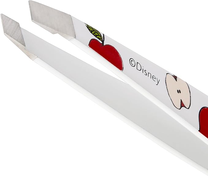 Tweezerman Snow White Slant Tweezer - Eyebrow Tweezers for Women and Men