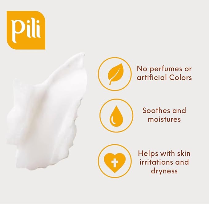 Pili Natural Calendula Cream - Moisturizing Cream for Rough, Dry, or Chapped Skin - Crema de Calendula (1 oz/Unit)
