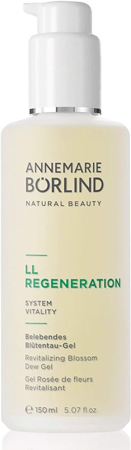 ANNEMARIE BÖRLIND – LL Regeneration Revitalizing Blossom Dew Gel – Sustainably Sourced Natural Facial Toner to Strengthen The Skin with Intense Moisture – Step 2 of 5-5 Oz