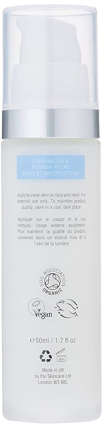 PAI SKINCARE - The Pioneer: Geranium + Thistle Mattifying Moisturizer | Natural, Vegan, Sensitive Skincare (1.7 Fl Oz | 50 mL)