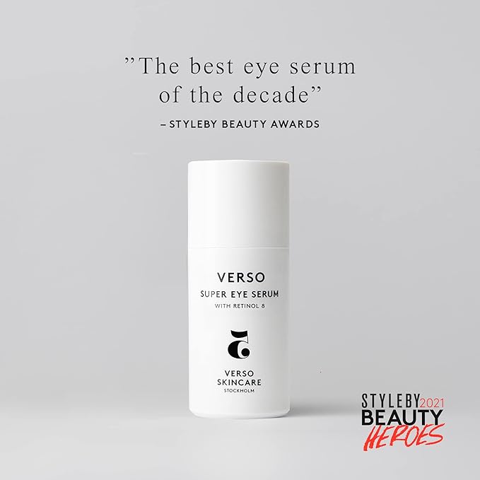 Verso Skin Care | Super Eye Serum | Rejuvenating Under Eye Serum for Youthful Skin | Eye Care Made Easy 30ML/1Fl Oz