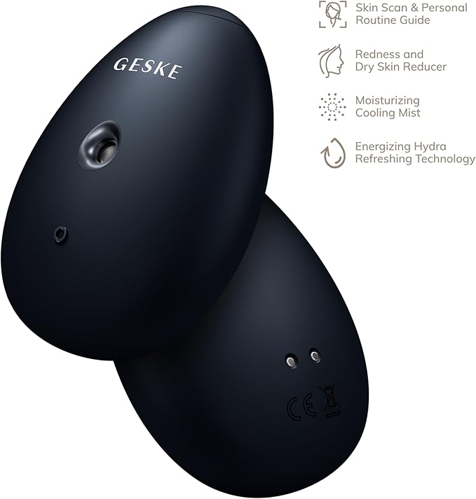 SmartAppGuided™ Facial Hydration Refresher | 4 in 1 | Water Atomizer | Moisturizing Spray Machine | Face Mister | Humidifier for Natural Glow | Reduce Redness & Dry Skin