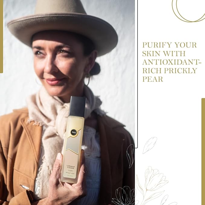 RBA Skincare’s Luminous Cleanse, Daily Facial Cleanser to Hydrate & Nourish Skin, 100% Natural, 120ml