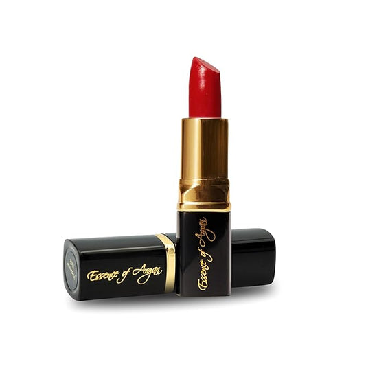 ๐๐๐๐ฒ๐ป๐ฐ๐ฒ ๐ผ๐ณ ๐๐ฟ๐ด๐ฎ๐ป Deep Moisturizing Red Lipstick, Long Lasting Lipstick & Lip Care in 1 with Pure Organic Argan Oil, Shea Butter, Jojoba Oil & Aloe Vera Hydrating, Roses R Red