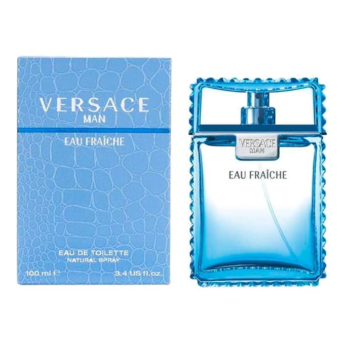 Versace Man Eau Fraiche by Versace for Men 3.4 oz Eau de Toilette Spray