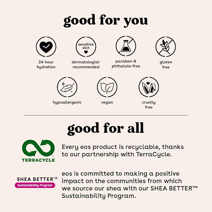 eos Shower Essentials Bundle- Body Lotion, Body Wash, Shave Oil - Fresh & Cozy