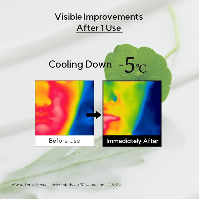 Hanyul Pure Artemisia (Mugwort) Calming Water Cream | Redness Relief, Vegan Moisturizer for Soothing, Skin Barrier Repair, Herb Extracts with Cica, Non-comedogenic tested, Korean Skincare, 1.89 Fl Oz