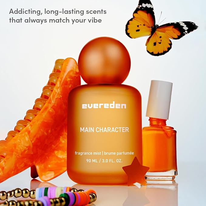 Evereden Main Character Fragrance Mist: Clean and Vegan Collectible Hair and Body Spray for Teen Girls - Amplify Your Self-Expression with Iconic Scents in Mesmerizing Fragrance Mist Dispensers