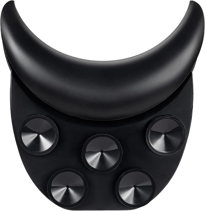 Noverlife Salon Neck Rest Cushion with Suction Cup, Non-Slip Soft Silicon Shampoo Bowl Neck Rest, Portable Hair Salon Shampoo Sink Gel Neck Pad, Hair Washing Sink Neck Support for Home Salon Basin