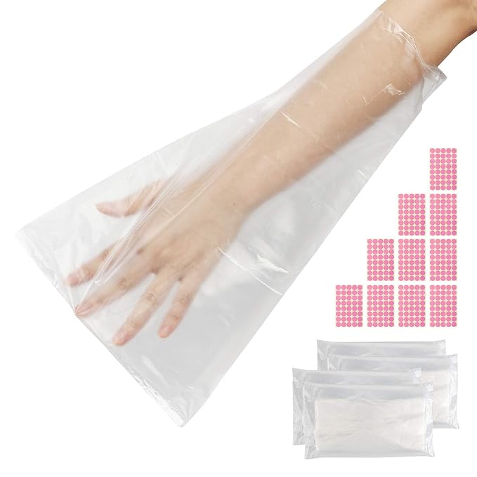 Segbeauty Paraffin Wax Bags for Hands and Feet, 400 Counts Plastic Paraffin Wax Liners, thera-py Bath Wax Refill Socks and Gloves Paraffin Baths Mitts Covers for Wax treat-ment Paraffin Wax Machine