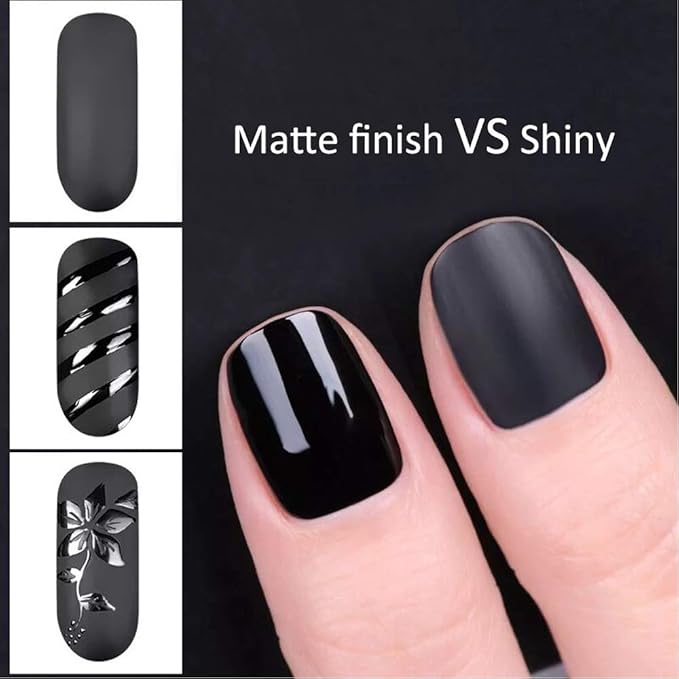 Vishine Gel Nail Polish Starter Kit with 48W UV LED Nail Lamp Speed Dryer Manicure Tools Set of 6 Brown Nude Series Colors Nail Art Colors Gel Polish Base Top Coat & Mat Top Coat #002