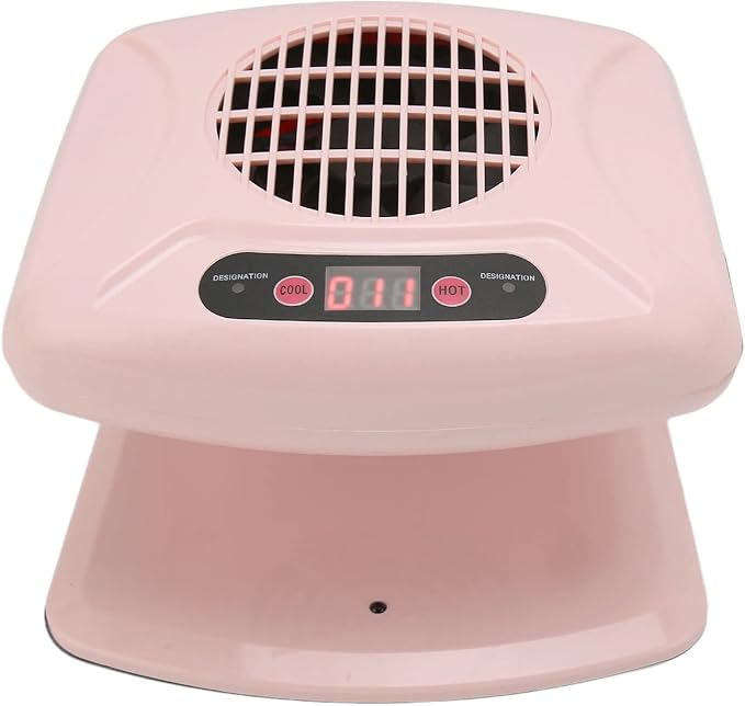 Air Nail Dryer, 300W Nail Fan Blower Dryer Machine with Automatic Sensor Warm and Cool Wind for Both Hands and Feet, Manicure Drying Tool for Regular Nail Polish, Home Salon