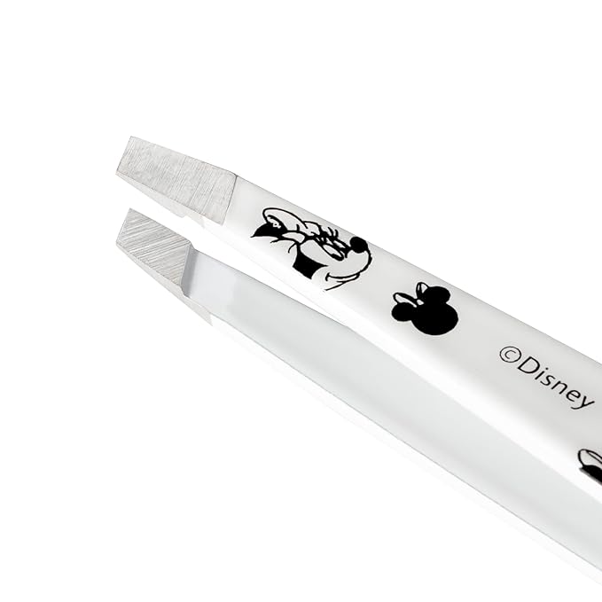 Tweezerman Disney's Mickey Mouse & Minnie Mouse Just Imagine Slant Tweezer - Eyebrow Tweezers for Women and Men