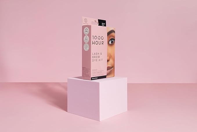 1000 Hour Professional Formula Lash and Brow Kit - Defined Brows with a Long-Lasting Formula with Eyebrow Mascara - Brow Gel for Stunning Brows that Last Up To 6 Weeks with 12 Applications - (Black)
