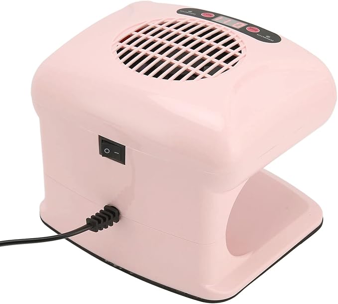Air Nail Dryer, 300W Nail Art Blower with Automatic Sensor, Professional Air Nail Fan Blow Dryer for Both Hands and Feet, Nail Polish Drying Fan Manicure Tool for Home Salon