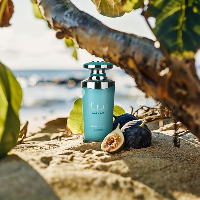 Lattafa Mayar Natural Intense Eau de Parfum Spray for Women, 3.4 Ounce