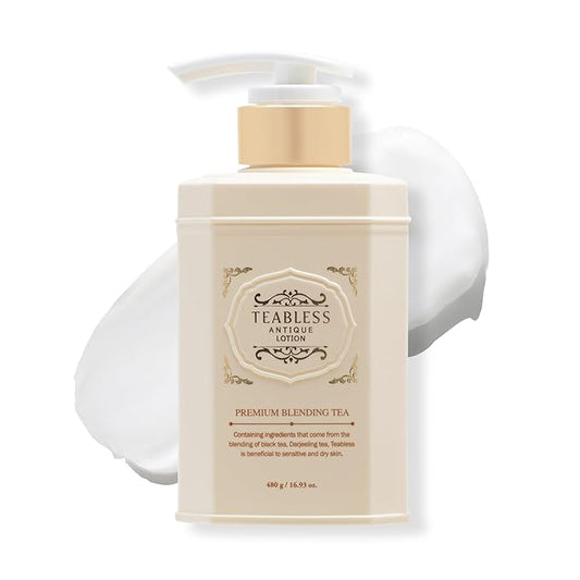 Herb Black Tea Body Lotion, Daily Moisturizer, Body Lotion For Dry Skin & Sensitive Skin, Non-Greasy, Slow Aging, Aromatherapy for Stress Relief, Fragrance Free, Korean Skin Care