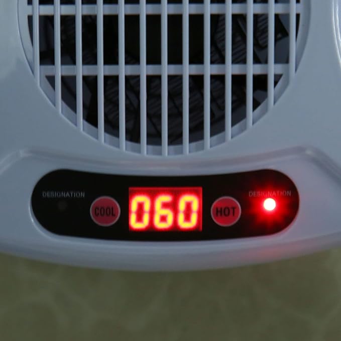 Air Nail Dryer with Automatic Sensor, 300W Timing Air Nail Fan Blow Dryer for Both Hands and Feet, Warm & Cool Wind Blower Dryer for Regular Nail Polish Home and Salon Use