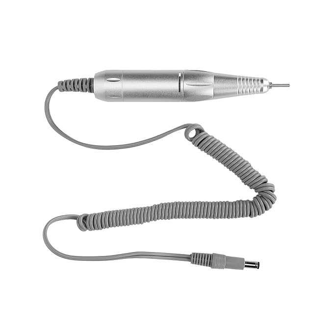 ZJchao Nail Drill Handle, 35000rpm Electric Art Nail Drill Handpiece Nail Drill Pen Manicure Pedicure Machine Pen Replacement Handle Portable Nail Polishing Machine Replacement Handle for Salon
