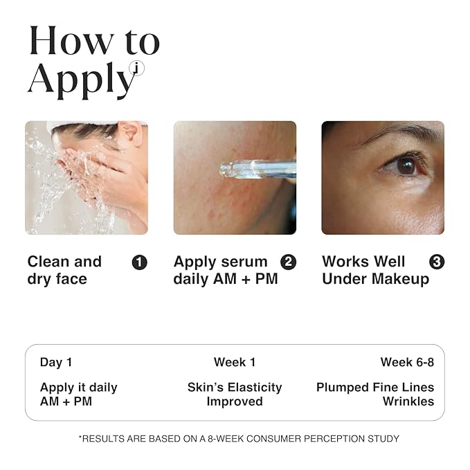 MATKAS Korean Hyaluronic Acid Serum for Face 1 Fl. Oz. with Niacinamide B3 + Vitamin B5 + 8 Peptides and Ginseng Root Extract for Deep Firming, Plump Wrinkles, Hydrating Serum, Anti Aging Facial Serum