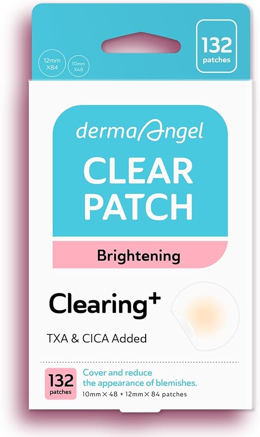 Acne & Post Acne Patches - Hydrocolloid Pimple Care with TXA & CICA for Active Acne & Post-Inflammatory Dark Spots - Day and Night Use - UPGRADED (Post Acne - 132 Count - 1 Size)