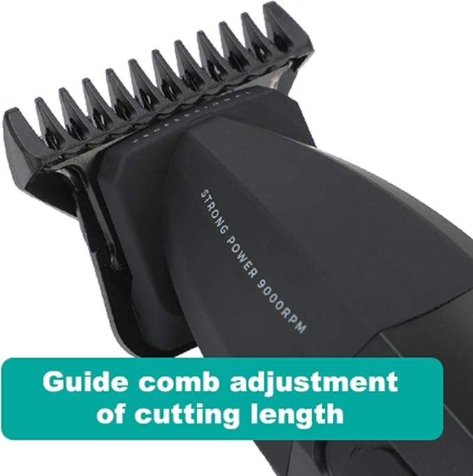 VGR 906 Fresh Fade Professional Hair Trimmer, 9000rpm Zero Gapped Beard Trimmer for Men, DLC T-Blade Cordless Hair Clipper for Barbers and USB Rechargeable, Green