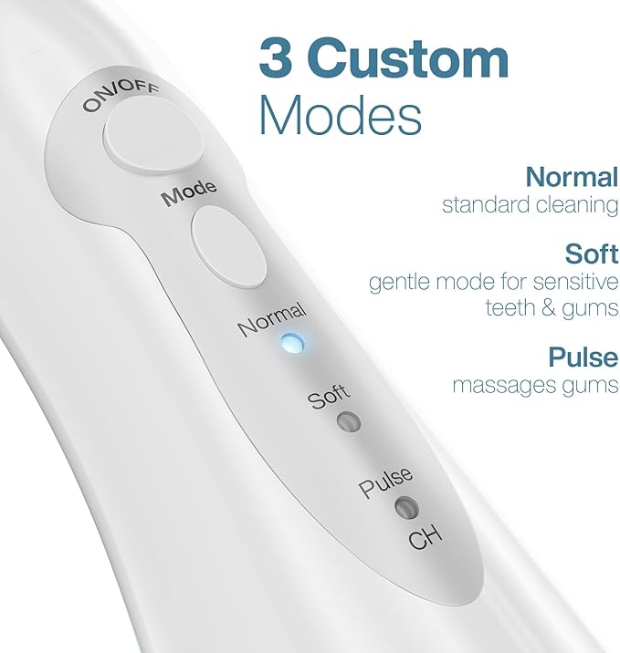 AquaSonic Water Flosser - Cordless Rechargeable Water Flossers for Teeth Cleaning - Waterproof Aqua Flosser, Portable Oral Irrigator for Dental Cleaning with 5 Jet Tips – Braces Home Travel