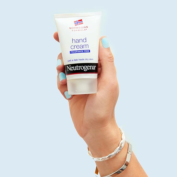 Neutrogena Norwegian Formula Moisturizing Hand Cream Formulated with Glycerin for Dry, Rough Hands, Fragrance-Free Intensive Hand Lotion, 2 oz, 6 Pack