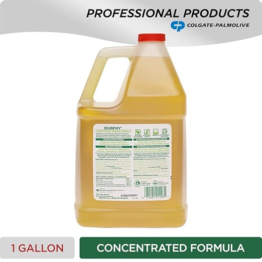 Murphy 70481465315 OIL SOAP Wood Cleaner, Original, Concentrated Formula, Floor Cleaner, Multi-Use , Finished Surface Cleaner, 128 Fluid Ounce (US05480A)