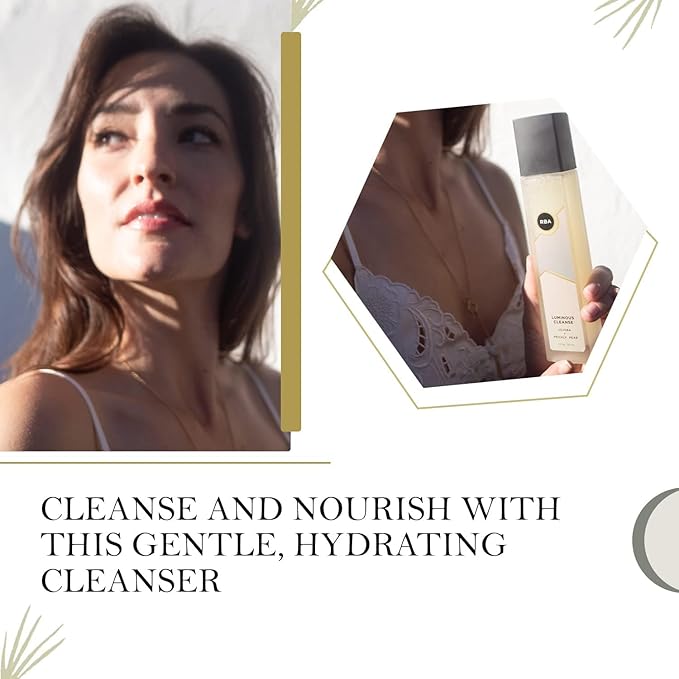RBA Skincare’s Luminous Cleanse, Daily Facial Cleanser to Hydrate & Nourish Skin, 100% Natural, 120ml